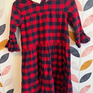 Hanna Andersson Red and Black Checkered Dress